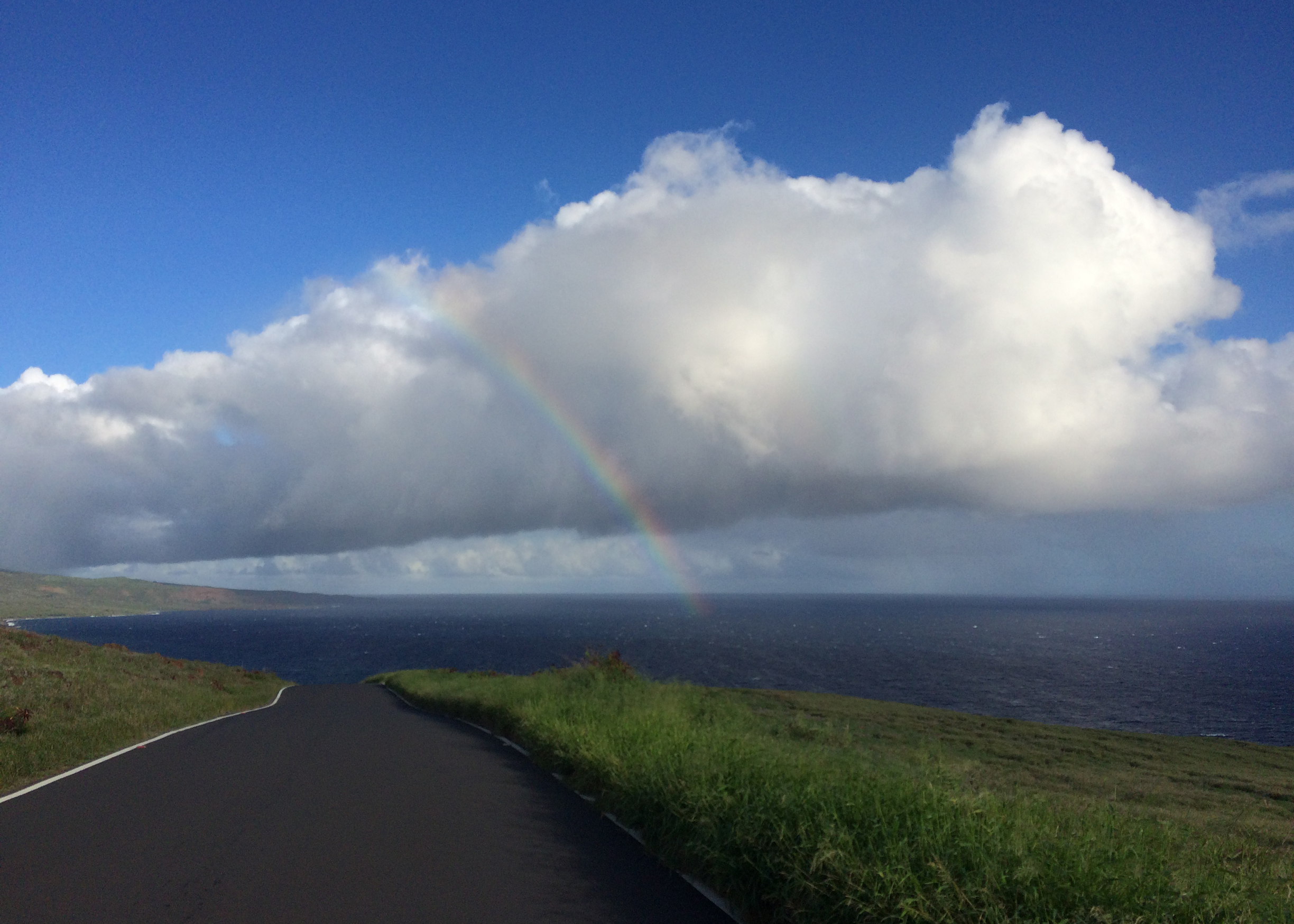 Rainbow off of the East Coast of Maui Mountains